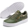 Puma Women's Carina Tie-Dye Trainers Elm Green -Outdoor Clothing Store 371117 03