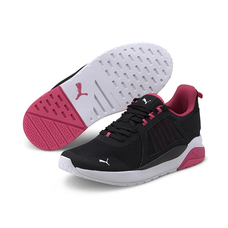 Puma Women's Anzarun Trainers Black / Glowing Pink / White 5 Puma Women's Anzarun Trainers Black / Glowing Pink / White - Image 3