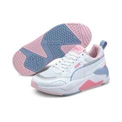 Puma Kids' X-Ray 2 Square Youth Sneakers White / Pink Lady / Forever Blue -Outdoor Clothing Store 374190 08