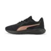 Puma Women's Twitch Runner Trainers Black / Rose Gold -Outdoor Clothing Store 376289 06 sv01