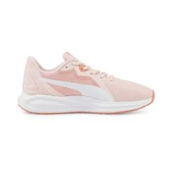 Puma Women's Twitch Runner Trainers Chalk Pink / White -Outdoor Clothing Store 376289 12 sv03