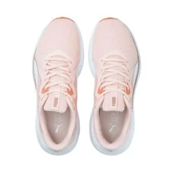Puma Women's Twitch Runner Trainers Chalk Pink / White -Outdoor Clothing Store 376289 12 sv04