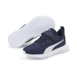 Puma Kids' Flyer Flex AC Junior Sneakers Peacoat / Nimbus Cloud -Outdoor Clothing Store 376383 09
