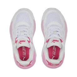 Puma Kids' X-Ray Speed AC Junior Sneakers White / Glowing Pink / Lilac Chiffon -Outdoor Clothing Store 384899 10 sv04