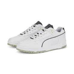 Puma Men's Forever Better RBD Game Low Sneakers White / Parisian Night / Pristine -Outdoor Clothing Store 386658 01