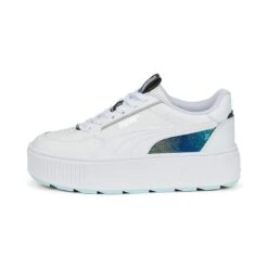 Puma Kids' Karmen Rebelle Night Out Youth Runners White / Light Aqua