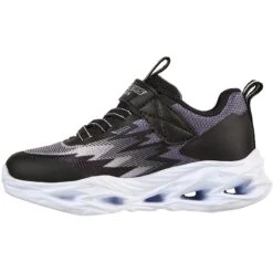 Skechers Kids' S Lights: Vortex-Flash - Zorent Infant Runners Black / Grey -Outdoor Clothing Store 400600n bkgy d