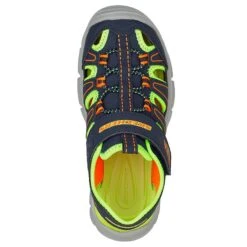 Skechers Kids' Relix Valder Junior Closed Sandals Navy / Lime -Outdoor Clothing Store 406520l nvlm b large