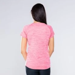 Women's Madison V-Neck T-Shirt Pink -Outdoor Clothing Store 4t5a0242