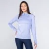 Women's Madison Brushed Half Zip Top Blue 2 Women's Madison Brushed Half Zip Top Blue -Outdoor Clothing Store 4t5a0342
