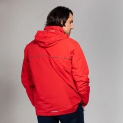 Men's Sloan Fleece Lined Full Zip Jacket Red -Outdoor Clothing Store 4t5a0993