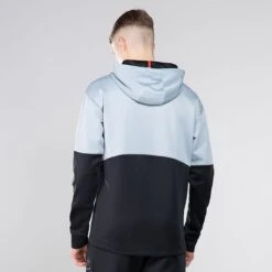 Men's Cody Hybrid Pullover Hoodie Grey / Black / Red -Outdoor Clothing Store 4t5a1030