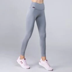 Women's Natalie Full Length Leggings Grey / Pink -Outdoor Clothing Store 4t5a1091