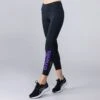 Women's Anya 7/8 Length Leggings Black / Purple -Outdoor Clothing Store 4t5a1155