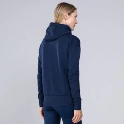 Women's Carrie Fleece Pullover Hoodie Marine / Blue / White -Outdoor Clothing Store 4t5a1429