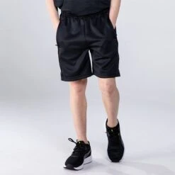 Kids' Cody Hybrid Leisure Shorts Black / Red / Grey -Outdoor Clothing Store 4t5a2825