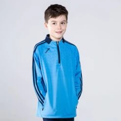 Kids' Ohio Brushed Half Zip Top Sky / Marine