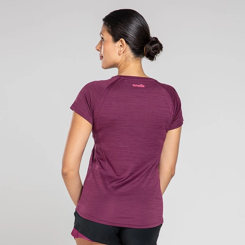 Women's Madison V-Neck T-Shirt Purple 4 Women's Madison V-Neck T-Shirt Purple - Image 2