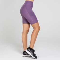 Women's Ariana Cycling Shorts Purple -Outdoor Clothing Store 4t5a3090