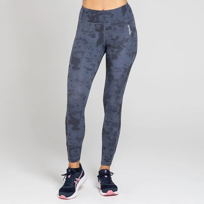 Women's Kora 7/8 Leggings Marine / Silver 3 Women's Kora 7/8 Leggings Marine / Silver