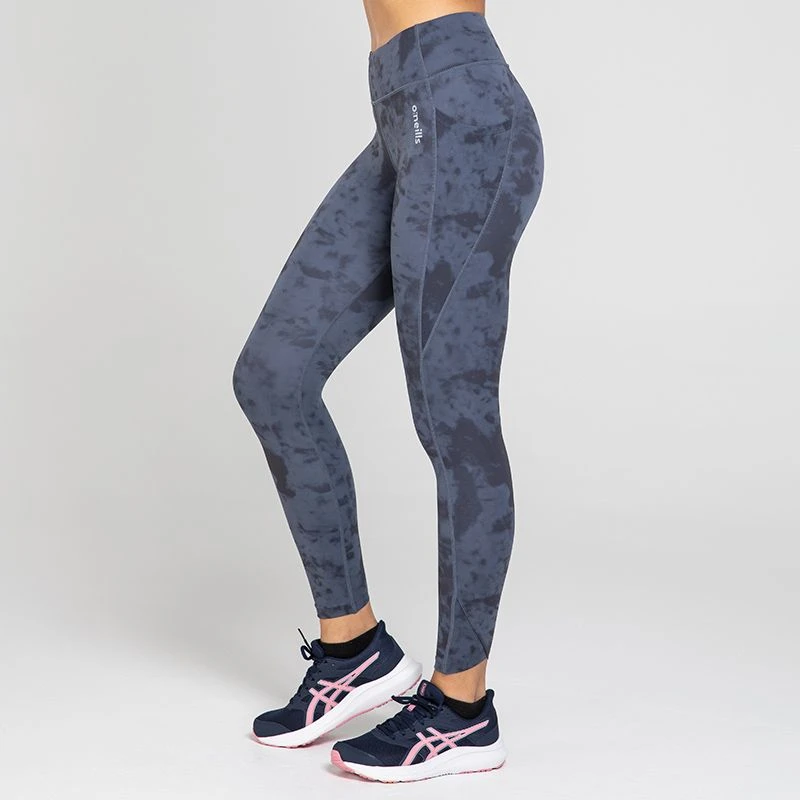 Women's Kora 7/8 Leggings Marine / Silver 4 Women's Kora 7/8 Leggings Marine / Silver - Image 2