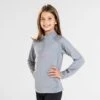 Kids' Natalie Half Zip Top Grey / Pink -Outdoor Clothing Store 4t5a8038