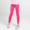 Kids' Natalie Full Length Leggings Pink / White 2 Kids' Natalie Full Length Leggings Pink / White -Outdoor Clothing Store 4t5a8494