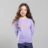 Kids' Rosie Crew Neck Sweatshirt Purple / Orange / White