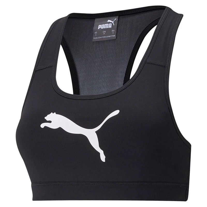 Puma Women's Mid Impact 4Keeps Training Bra Puma Black 6 Puma Women's Mid Impact 4Keeps Training Bra Puma Black - Image 4