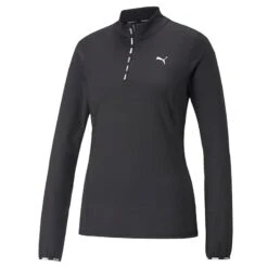 Puma Women's Strong Quarter Zip Top Black