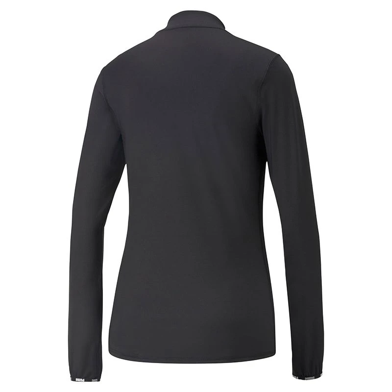 Puma Women's Strong Quarter Zip Top Black 4 Puma Women's Strong Quarter Zip Top Black - Image 2