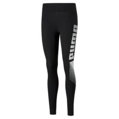 Puma Women's Essentials Graphic Leggings Puma Black -Outdoor Clothing Store 586875 01