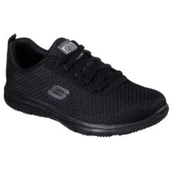 Skechers Women's Work Relaxed Fit: Ghenter - Bronaugh SR Black -Outdoor Clothing Store 77210ec blk