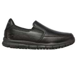 Skechers Women's Work Relaxed Fit: Nampa - Annod SR Slip-On Runners Black / Black