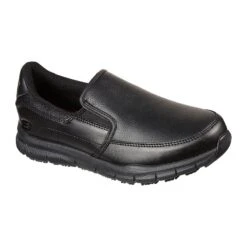 Skechers Women's Work Relaxed Fit: Nampa - Annod SR Slip-On Runners Black / Black -Outdoor Clothing Store 77236ec blk large