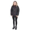 Trespass Women's Abigail Jacket Black / Cassis -Outdoor Clothing Store abigail faclcatr0001 blk m01