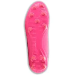 Aluna Youth Firm Ground Laced Football Boots Pink / Light Pink -Outdoor Clothing Store aluna boots pink laced 4 1