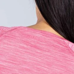 Women's Madison V-Neck T-Shirt Pink -Outdoor Clothing Store am3a0060