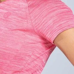 Women's Madison V-Neck T-Shirt Pink -Outdoor Clothing Store am3a0061