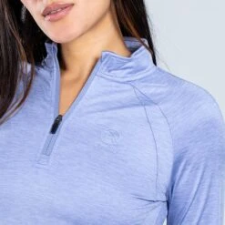Women's Madison Brushed Half Zip Top Blue 11 Women's Madison Brushed Half Zip Top Blue -Outdoor Clothing Store am3a0123