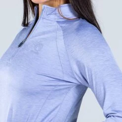 Women's Madison Brushed Half Zip Top Blue 12 Women's Madison Brushed Half Zip Top Blue -Outdoor Clothing Store am3a0124