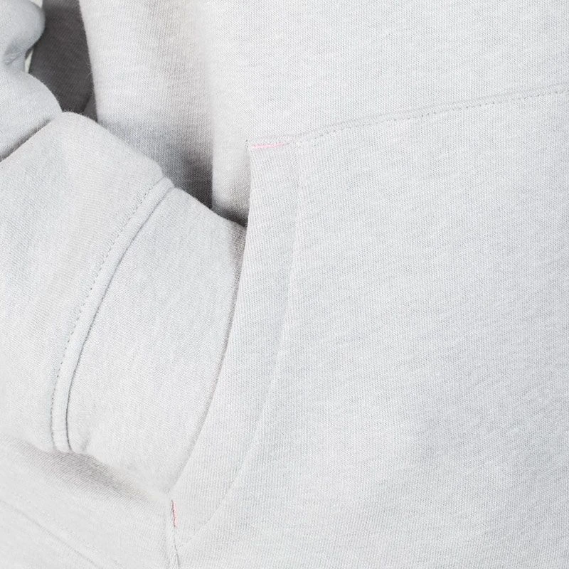 Kids' Emily Fleece Pullover Hoodie Grey / Pink 7 Kids' Emily Fleece Pullover Hoodie Grey / Pink - Image 5