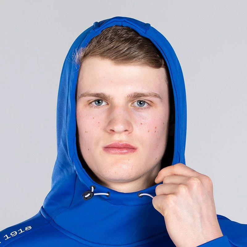 Men's Zack Fleece Pullover Hoodie Royal / Marine / Silver 5 Men's Zack Fleece Pullover Hoodie Royal / Marine / Silver - Image 3