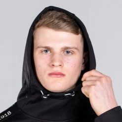 Men's Zack Fleece Pullover Hoodie Black / Dark Grey / Silver -Outdoor Clothing Store am3a0275