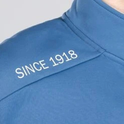 Men's Zack Technical Fleece Half Zip Top Blue / Silver -Outdoor Clothing Store am3a0307