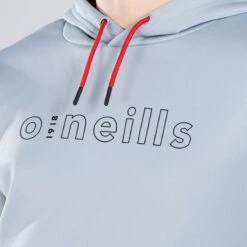 Men's Cody Hybrid Pullover Hoodie Grey / Black / Red -Outdoor Clothing Store am3a0417