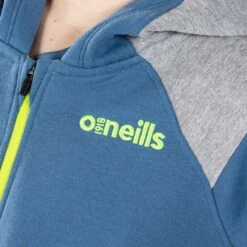 Kids' Daragh Full Zip Hoodie Blue / Grey / Marine -Outdoor Clothing Store am3a1478