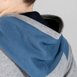 Kids' Daragh Full Zip Hoodie Blue / Grey / Marine -Outdoor Clothing Store am3a1487