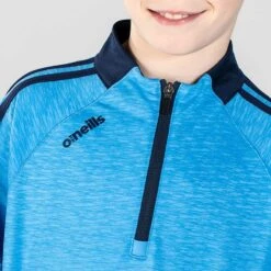 Kids' Ohio Brushed Half Zip Top Sky / Marine -Outdoor Clothing Store am3a1552