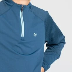 O'Neills Kids' Adapt Brushed Half Zip Top Marine / Blue -Outdoor Clothing Store am3a3703